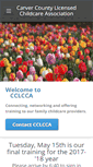 Mobile Screenshot of cclchildcare.org